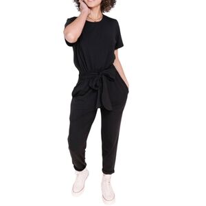 Smash + Tess Jemma Romper Cotton Sustainable Slouchy Womens Large Elastic Waist